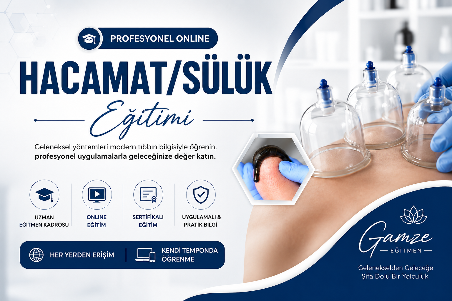 PROFESYONEL HACAMAT/SÜLÜK EĞİTİMİ (Ek Hediye Eğitimler)