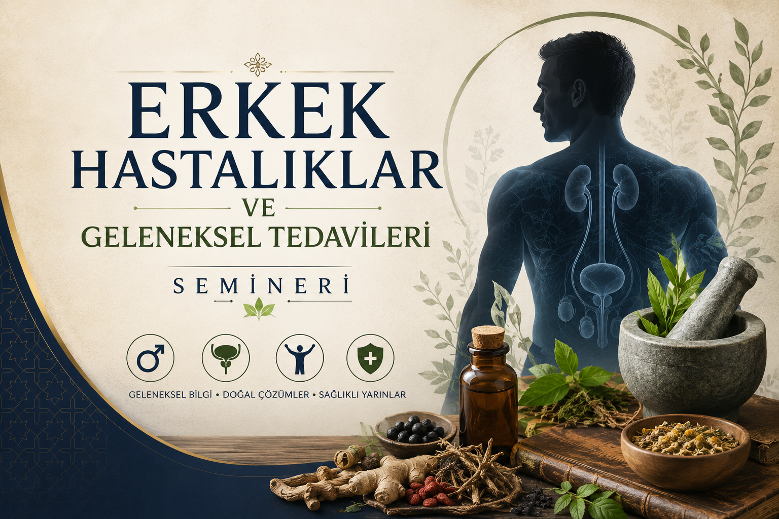 ERKEKLER İÇİN HASTALIKLAR VE GELENEKSEL TEDAVİLERİ SEMİNERİ